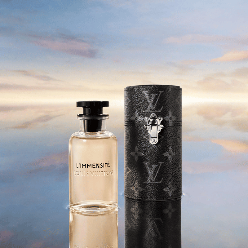 Thiết kế của Louis Vuitton L'Immensité EDP thể hiện sự tinh tế và thanh lịch đặc trưng của Louis Vuitton